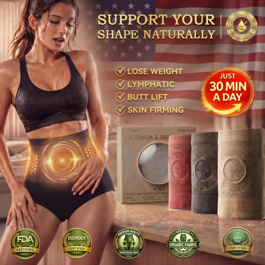 4-in-1 Shaping and Fat-Burning Microfiber Shorts