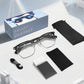 AI Translation Smart Glasses, supporting 160 languages and ChatGPT, with built-in microphone and Hi-Fi speakers