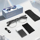 AI Translation Smart Glasses, supporting 160 languages and ChatGPT, with built-in microphone and Hi-Fi speakers