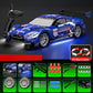1:24 Scale Remote Control Drift Racing Car, Multi-Player Battle, LED Lights, Rechargeable, Unisex,