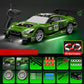 1:24 Scale Remote Control Drift Racing Car, Multi-Player Battle, LED Lights, Rechargeable, Unisex,