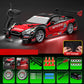 1:24 Scale Remote Control Drift Racing Car, Multi-Player Battle, LED Lights, Rechargeable, Unisex,