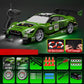 1:24 Scale Remote Control Drift Racing Car, Multi-Player Battle, LED Lights, Rechargeable, Unisex,