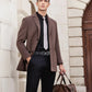 Men's Crocodile Pattern Belt with Automatic Buckle