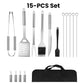 [Practical Gift] Multifunctional Stainless Steel BBQ Tool Set