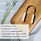 U Shaped Stainless Steel Tongue Scraper (2-Pack) Oral Case