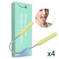 U Shaped Stainless Steel Tongue Scraper (2-Pack) Oral Case
