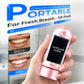 Portable Chewable Toothpaste Tablets for Fresh Breath - 30 Pack