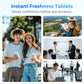 Portable Chewable Toothpaste Tablets for Fresh Breath - 30 Pack