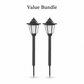 Vintage Solar-Powered Hexagonal Garden Lights