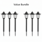 Vintage Solar-Powered Hexagonal Garden Lights