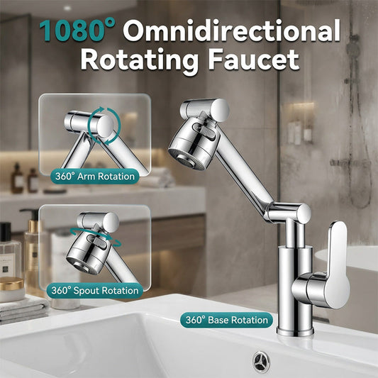 360° Rotating Mechanical Arm Faucet
